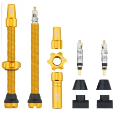 WOLF TOOTH ventilky Tubeless Valve Stem Kit 60mm zlatá