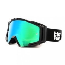 MTB okuliare Horsefeathers Patriot - black/mirror green