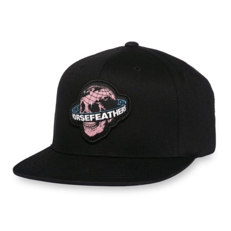 Kšiltovka Horsefeathers Skull - black