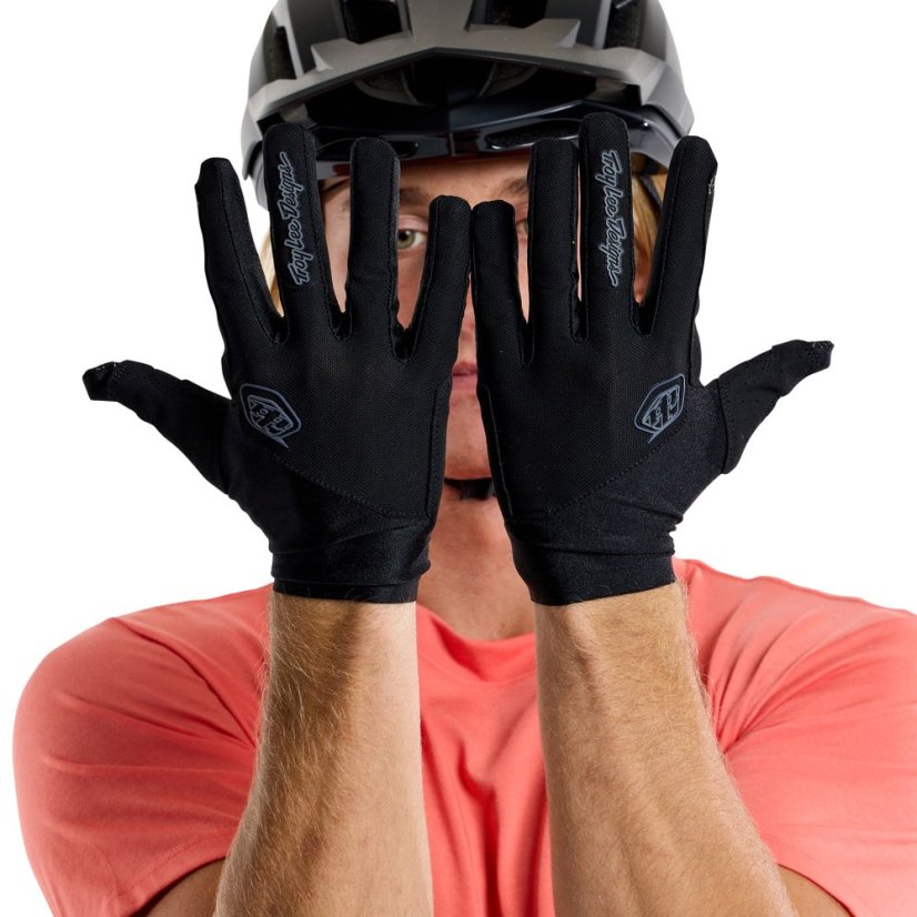 TLD RUKAVICE FLOWLINE MONO BLACK (44247200) - Veľkosť: S