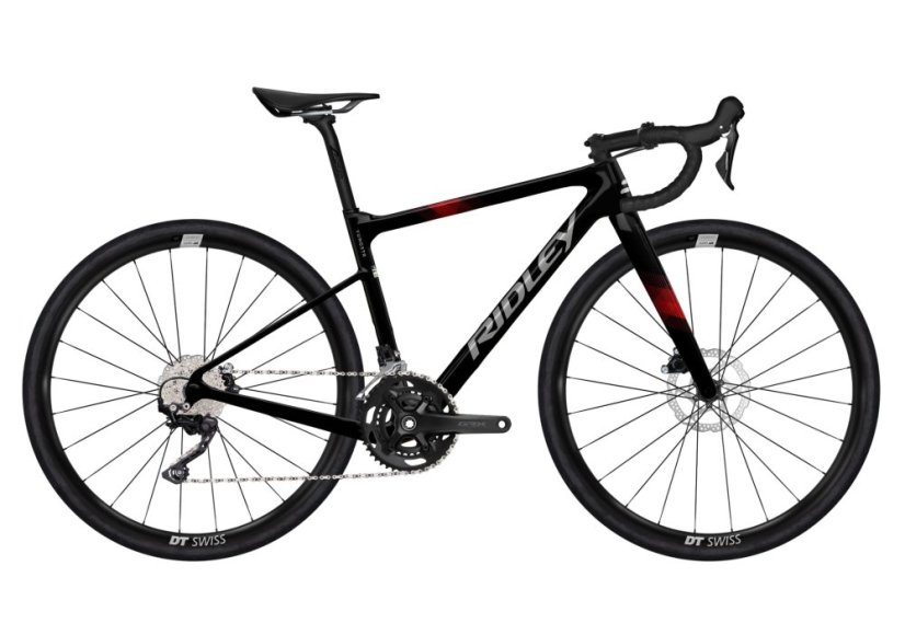 Detský gravel bicykel Ridley Yungstr GRX400, XXXS, čierno-strieborný - Veľkosť: XXXS