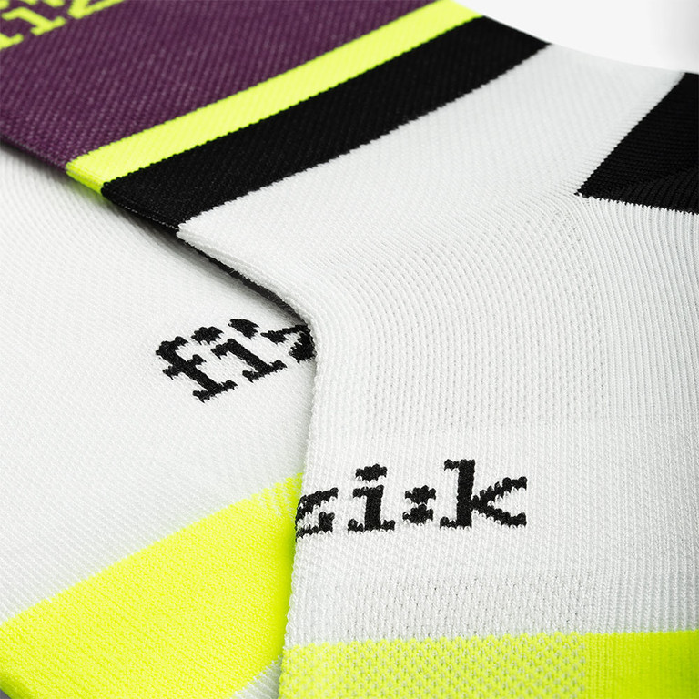 FIZIK PONOŽKY TEAM EDITION LILAC/WHITE (FZKSOCKSTE3820) - Veľkosť: S