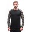 SENSOR MERINO BLEND IMPRESS pánské triko dl.rukáv černá/brush XL - Barva: černá, Velikost: XL