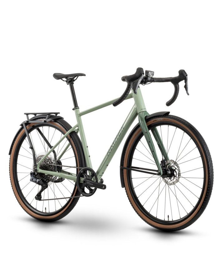 Gravel bicykel Raymon Territ Auto Street zelený