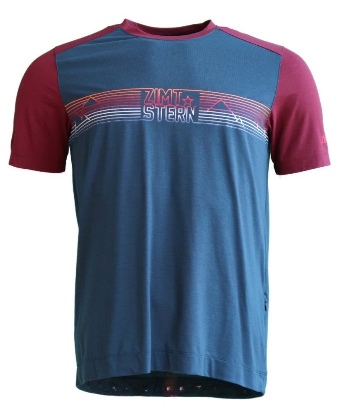 Zimtstern TrailFlowz Shirt SS Men - french navy