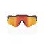 Brýle 100% SPEEDCRAFT XS - Soft Tact Black - HiPER Red Multilayer Mirror Lens