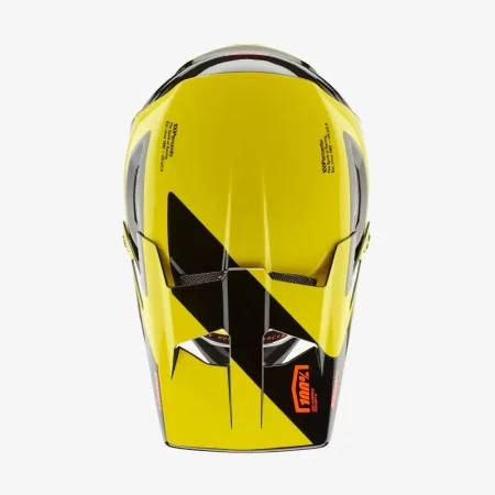 100% helma AIRCRAFT COMPOSITE - žlutá - Velikost: XS