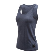 SENSOR MERINO LITE dámské triko bez rukávu mottled blue XL