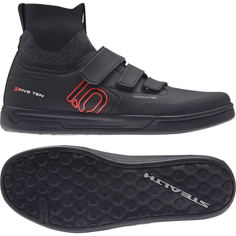 Cyklistické boty Five Ten Freerider Pro Mid VCS Core Black