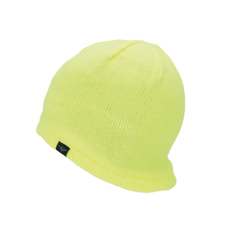 Čepice SealSkinz Cold Weather Beanie Neon Yellow