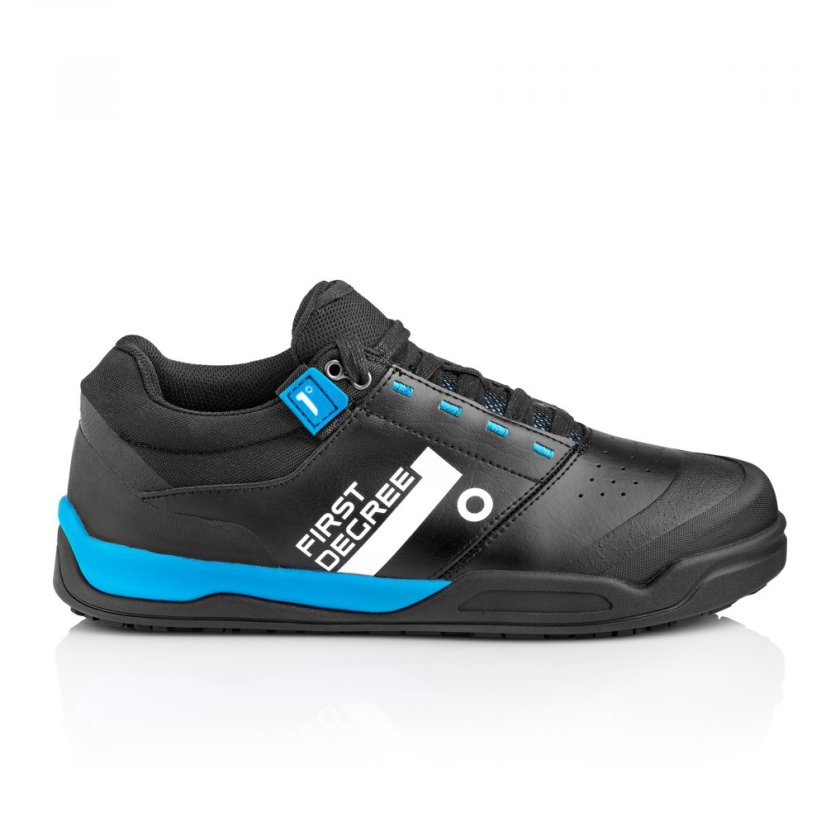 Cyklistické boty First Degree F1 - black/cyan