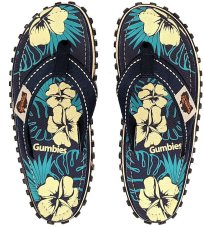 Žabky Gumbies Classic Blue Hibiscus