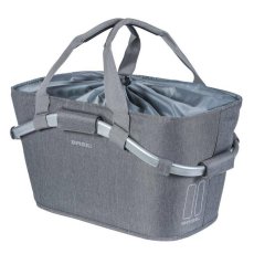 Košík na bicykel zadný Basil 2DAY CARRY ALL s MIK systémom - sivý