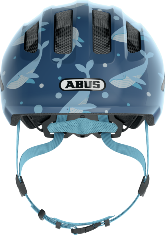 Dětská cyklistická helma Abus Smiley 3.0 Blue Whale - modrá