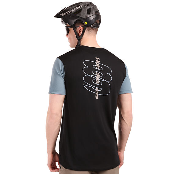 Pánsky cyklistický dres Horsefeathers Fury  - krátky rukáv, black/citadel