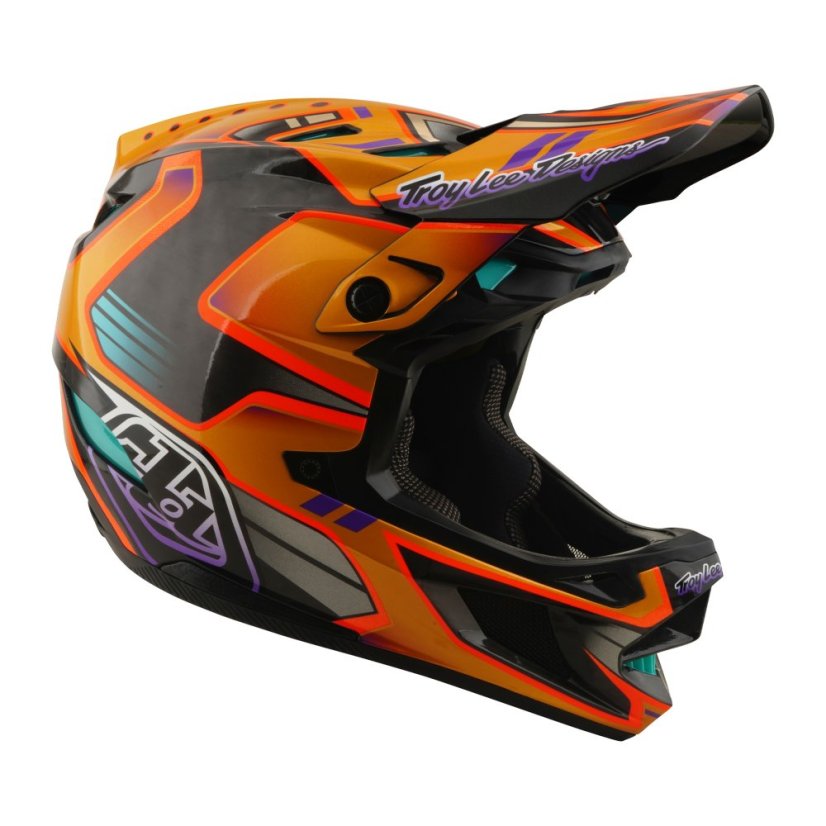 TLD HELMA D4 CARBON MIPS CREST GOLD (13901700) - Velikost: XS