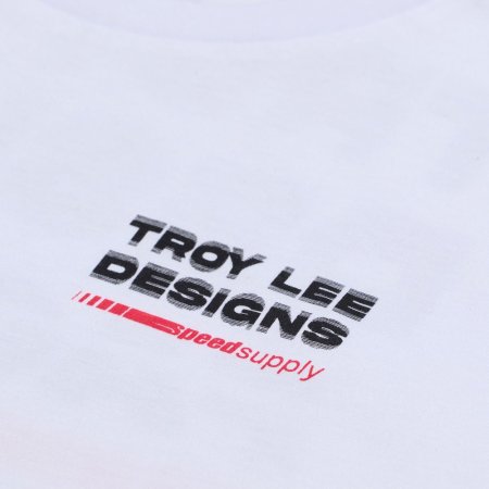 TLD TRIKO S KRÁTKÝM RUKÁVEM FACTORY WHITE (70181803) - Velikost: S