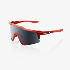 Brýle 100% SPEEDCRAFT - Soft Tact Coral - Black Mirror Lens