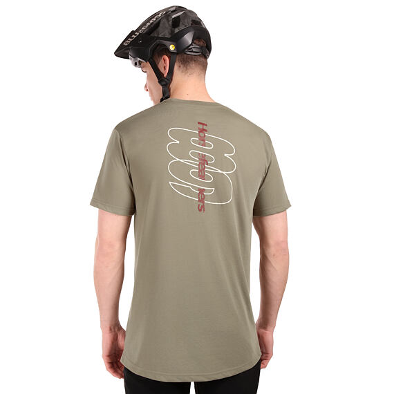 Pánsky cyklistický dres Horsefeathers Fury  - krátky rukáv, taupe
