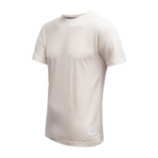 SENSOR MERINO LITE pánské triko kr.rukáv mottled beige XXL