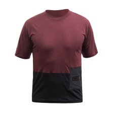 FT MEN'S LITE MERINO POCKET JERSEY MERLOT RED/BLACK XL
