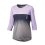 IXS Women's Carve 1.0 3/4 jersey, lavender-graphite, 36 - Velikost: 36