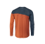 Horsefeathers QUANTUM LS BIKE JERSEY (petrol/burnt orange)
