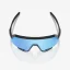 MTB brýle 100% SLENDALE - Matte Black - HiPER Blue Multilayer Mirror Lens
