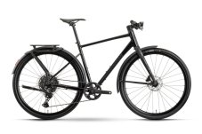 Gravel mestský bicykel Raymon  Territ Comp Commute čierny