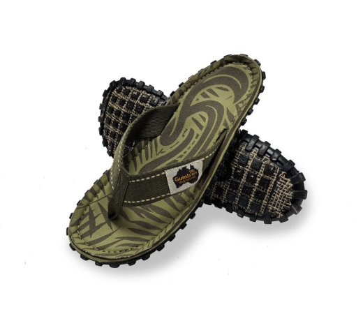 Žabky Gumbies Classic Islander Khaki G - zelené