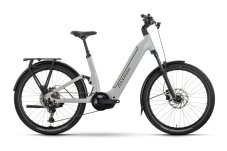Celoodpružený trekingový elektrobicykel Raymon Tavano Comp Wave biele