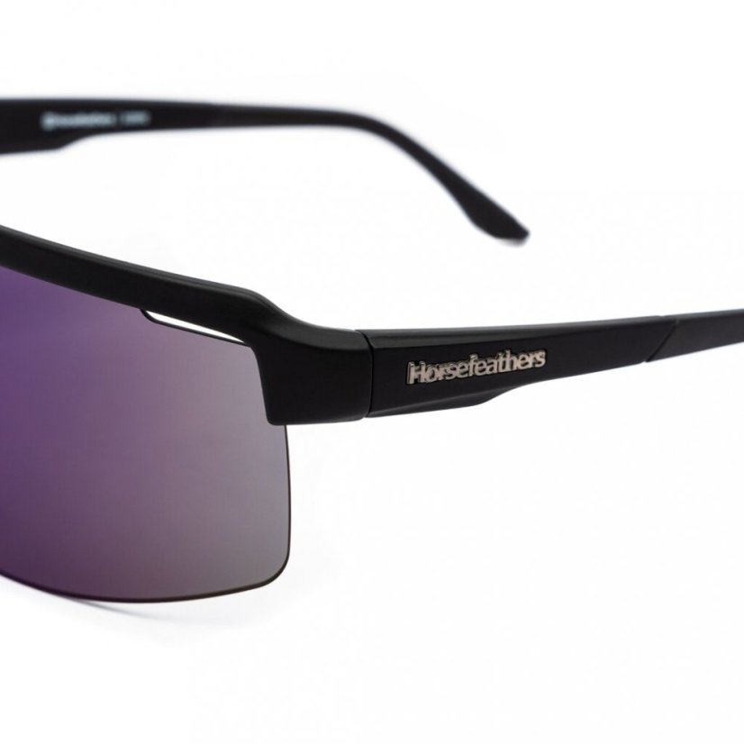 Okuliare Horsefeathers Scorpio - matt black/mirror green