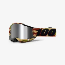 Sjezdové brýle 100% ACCURI 2 Mirror Silver - hnědé