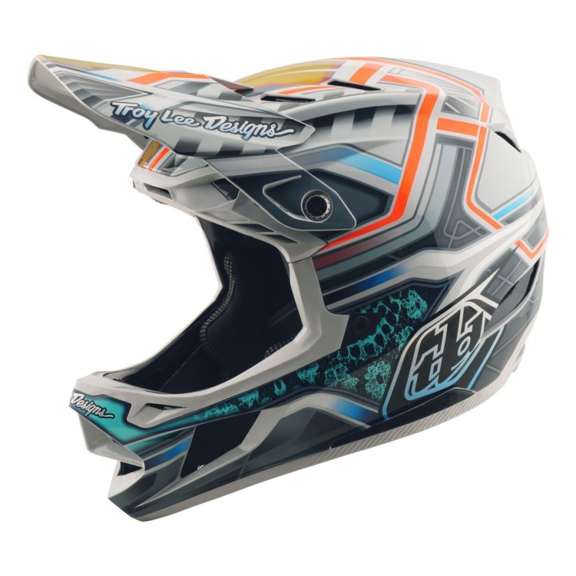 TLD HELMA D4 COMPOSITE LOWRIDER GRAY (14096801) - Velikost: L