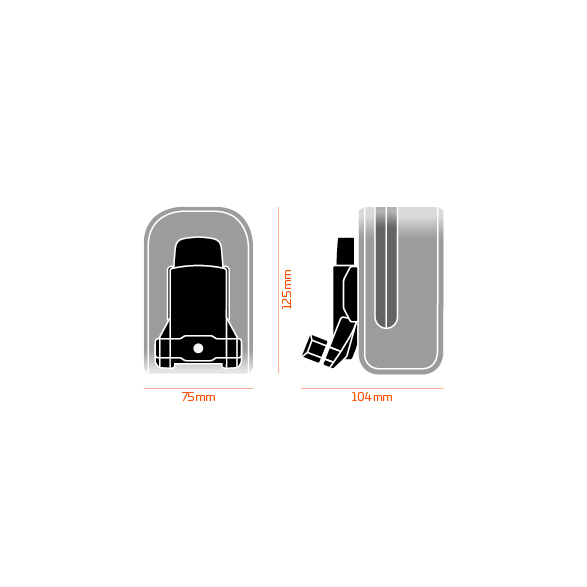 Fidlock PUSH PODSEDLOVÁ BRAŠNA 400 ml