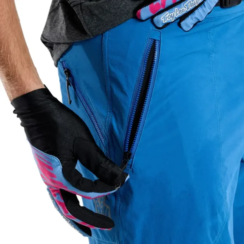 TLD KRAŤASY S VLOŽKOU SKYLINE TRAIL SHORT WASHED OUT COBALT (28614401) - Velikost: 30