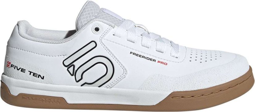 Cyklistická obuv Five Ten Freerider Pro Cloud White / Core Black / Red