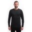 SENSOR MERINO CORDURA pánské triko dl.rukáv černá L - Barva: černá, Velikost: L