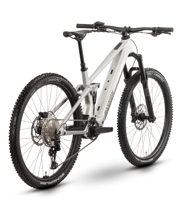 Horský elektro bicykel Raymon Airok Silver Stealth/taupe