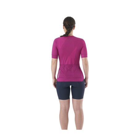 MAVIC DÁMSKÝ DRES S KRÁTKÝM RUKÁVEM AKSIUM GRAPHIC BIG M/FUCHSIA (T000592) - Velikost: XS
