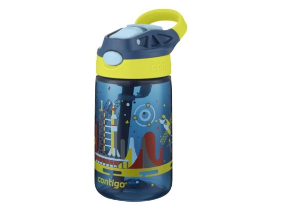 Contigo Dětská láhev Gizmo Flip 420 ml, Blue Nautical Space