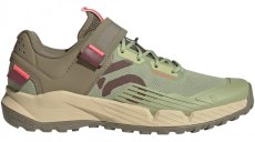 Cyklistické topánky Five Ten Trailcross Clip-in SPD dámske Quiet Crimson