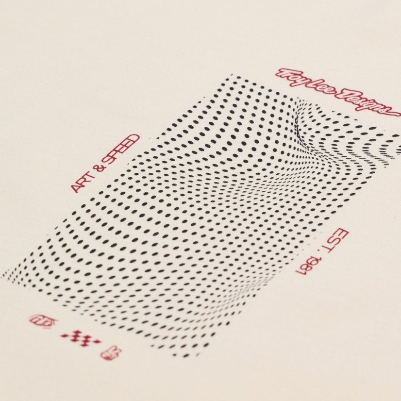 TLD TRIKO S KRÁTKÝM RUKÁVEM BOXED OUT VINTAGE WHITE (70156903) - Veľkosť: S