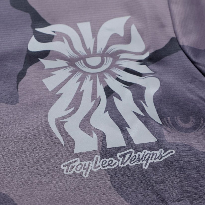 TLD PÁNSKÝ DRES S KRÁTKÝM RUKÁVEM SKYLINE PRO FLOW CAMO CARBON (30302300) - Velikost: S