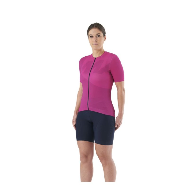 MAVIC DÁMSKÝ DRES S KRÁTKÝM RUKÁVEM ICON GRAPHIC FUCHSIA (T000586) - Veľkosť: XS