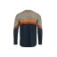 Pánsky cyklistický dres Horsefeathers Quantum  - dlhý rukáv, indigo/taupe