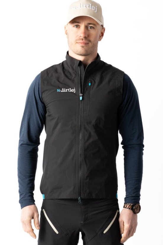 Voděodolná cyklistická vesta Dirtlej Vest Black