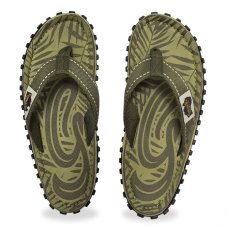 Žabky Gumbies Classic Islander Khaki G - zelené