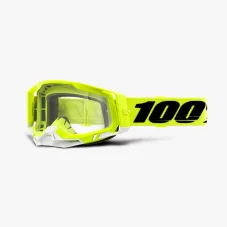 Zjazdové okuliare 100% RACECRAFT 2 Clear Lens - Fluo