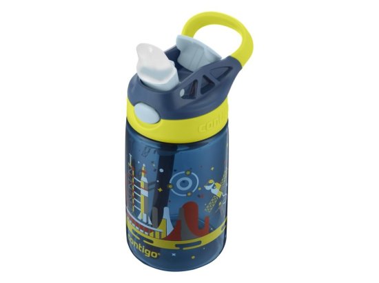 Contigo Dětská láhev Gizmo Flip 420 ml, Blue Nautical Space